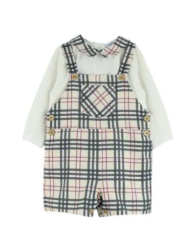 0260017DF Burberry Checked Dungarees