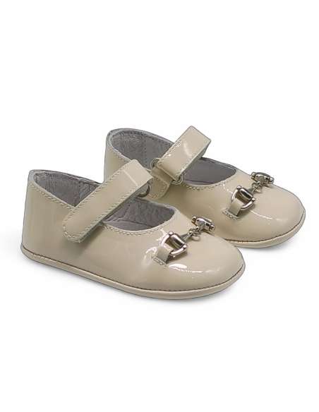 Merceditas en Piel Charol Gucci 701 Beig