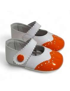 Peuque en Piel Charol Naranja 700