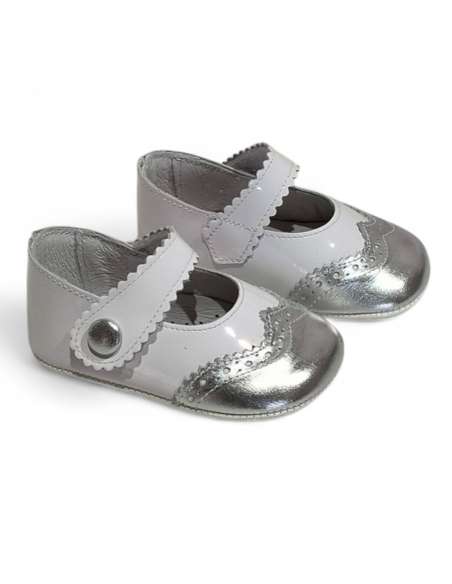 Soft Sole Mary Janes 700 Silver