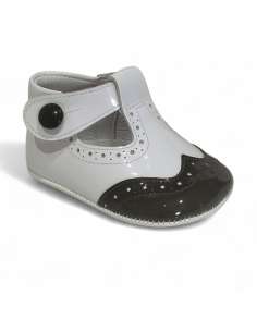 T-bar en Piel Charol Negro 851