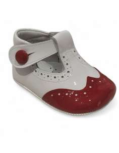 T-bar en Piel Rojo  851