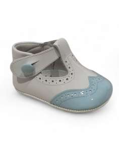 Soft Sole T-bar 851 Sky-Blue