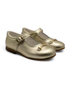 Merceditas Gucci en piel charol Cocoboxi 6270-2 Oro