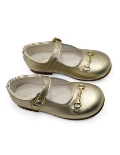 Merceditas Gucci en piel charol Cocoboxi 6270-2 Oro 2