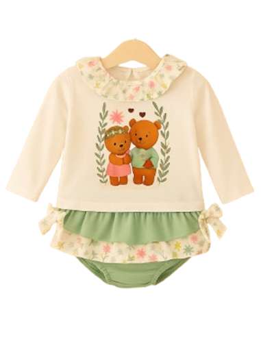 103009 CONJUNTO BEBE DIVERCHIC OSITOS