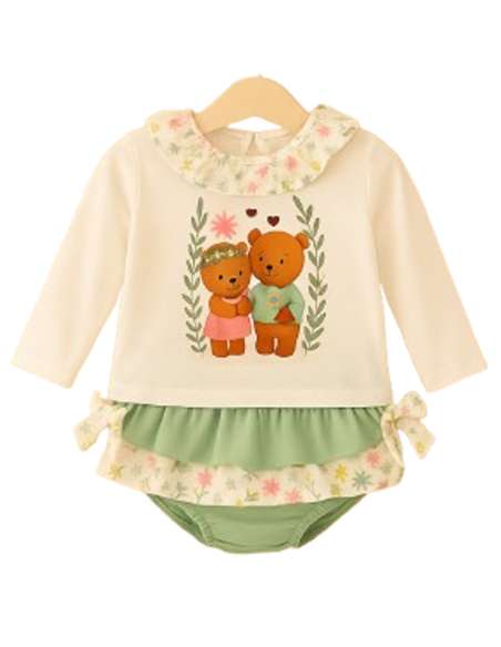 103009 CONJUNTO BEBE DIVERCHIC OSITOS