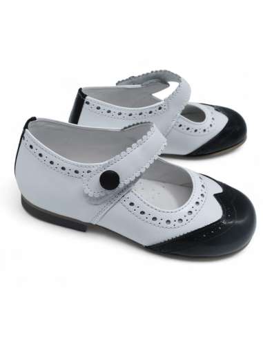 1575 Negro Two tones Mary jane
