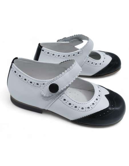 1575 Negro Two tones Mary jane