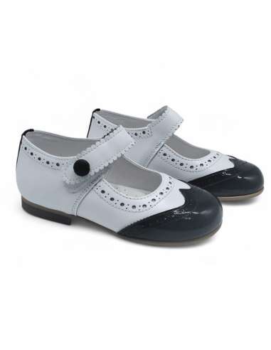 1575 Negro Two tones Mary jane