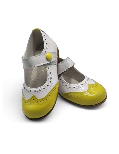 1575 Yellow Two tones Mary jane
