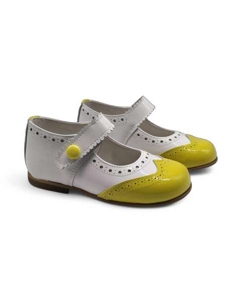 1575 Yellow Two tones Mary jane