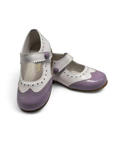 1575 Lila Two tones Mary jane