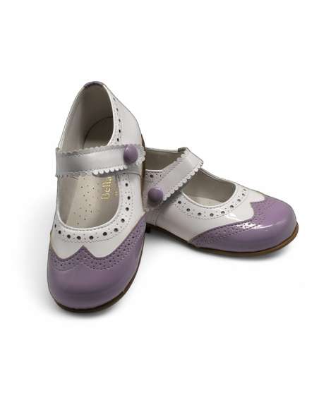 1575 Lila Two tones Mary jane
