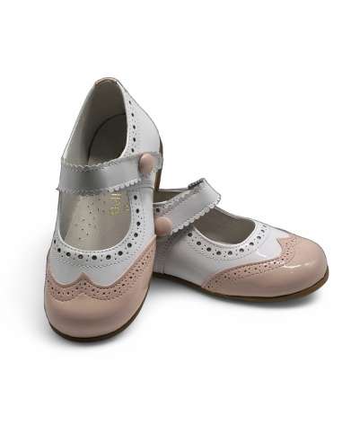 1575 Pink Two tones Mary jane