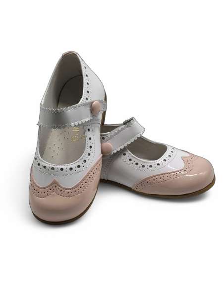 1575 Pink Two tones Mary jane