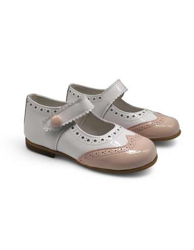 1575 Pink Two tones Mary jane