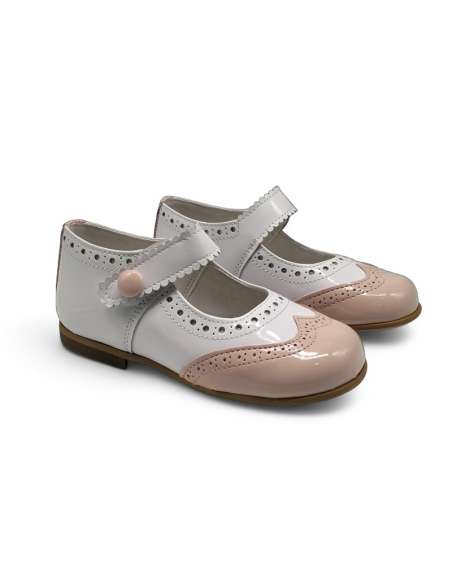 1575 Pink Two tones Mary jane
