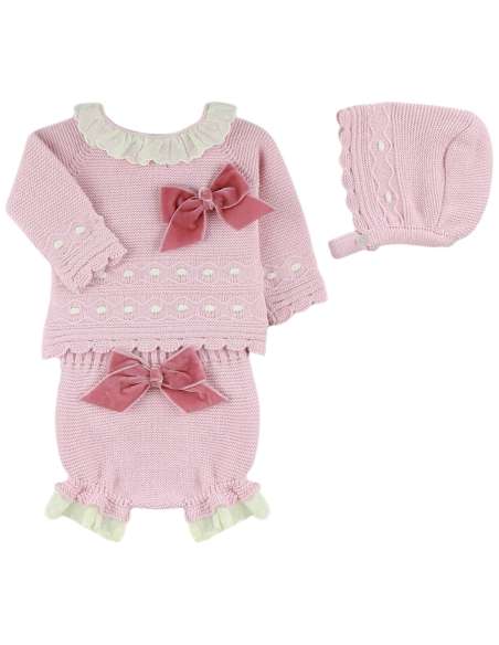 029980DF Pink Pale Wool Set Mimosa