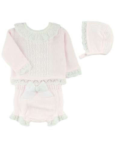 029983DF Pink Nappy Cover Set Abelia