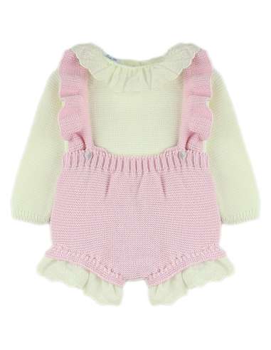 029987DF  Pink Pale Braces Set Melisa