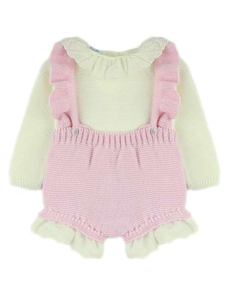 029987DF  Pink Pale Braces Set Melisa