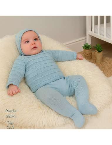 129514C CONJUNTO BEBE LANA