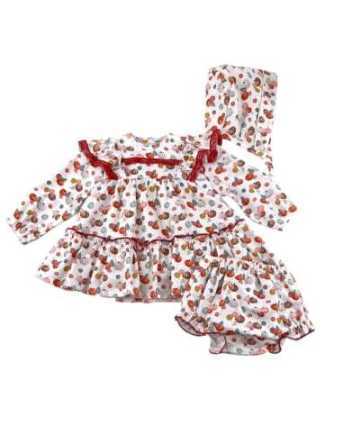 25411 CHAMBRITA BEBE CON GORRO Y BRAGA