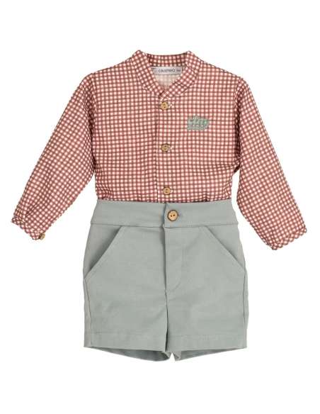 11221 Short Pants Baby Set Siroco