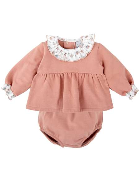 41124 Conjunto Ranita Bebe Niña Refugio MARCA BABIDU