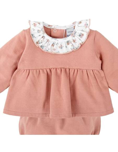 41124 Conjunto Ranita Bebe Niña Refugio MARCA BABIDU