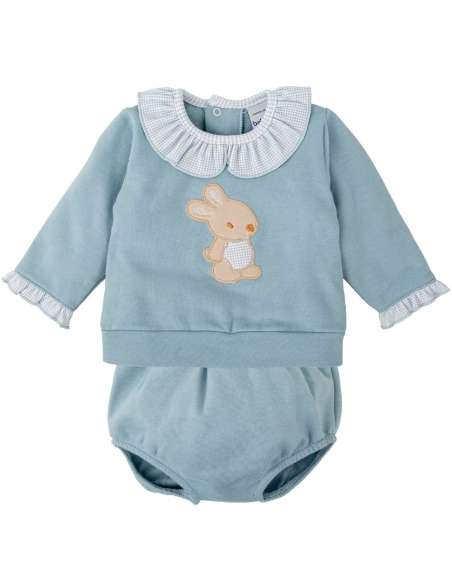 41127 Conjunto Ranita Bebe Niña Pradera MARCA BABIDU