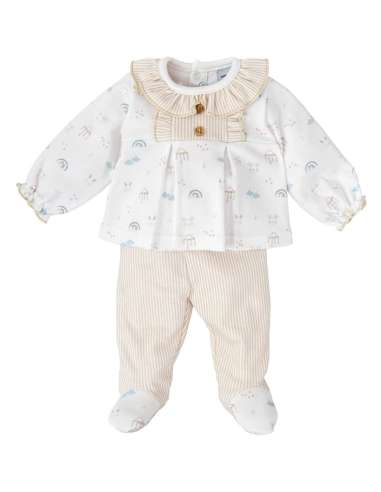 51125 Conjunto Polaina Bebe Niña MARCA BABIDU