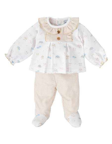 51125 Conjunto Polaina Bebe Niña MARCA BABIDU