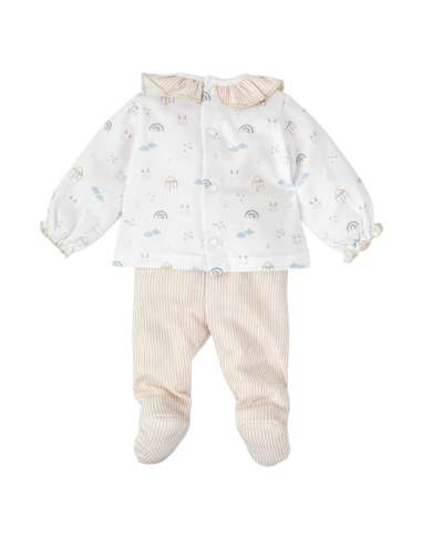 51125 Conjunto Polaina Bebe Niña MARCA BABIDU