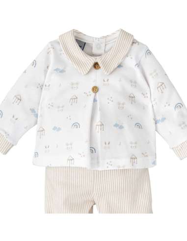 52125 Conjunto Polaina Bebe Niña MARCA BABIDU