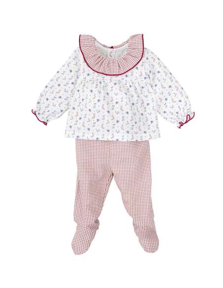 51123 Conjunto Polaina Bebe Niña MARCA BABIDU