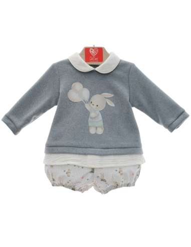 01031DS Two-piece set with bunny design BRAND...