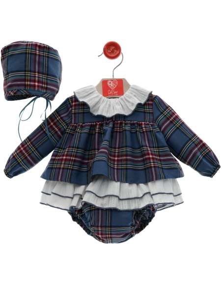 251073DS Baby Jesus Dress with Hood and Ribbons
