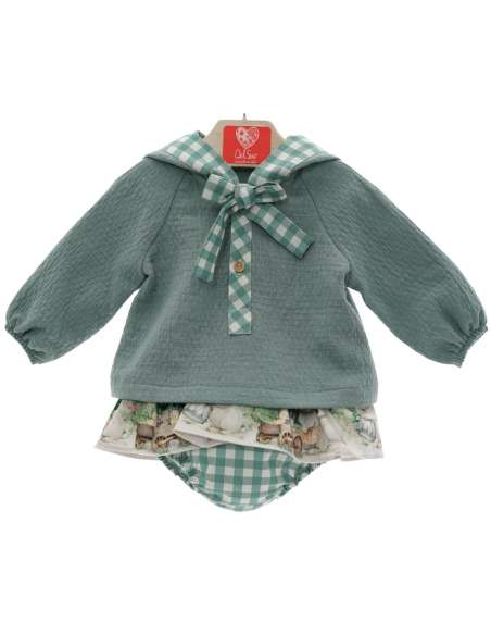 251838DS Conjunto Bebé Ranita Botones