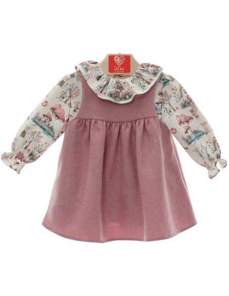 252240DS Baby Mannequin Pinafore