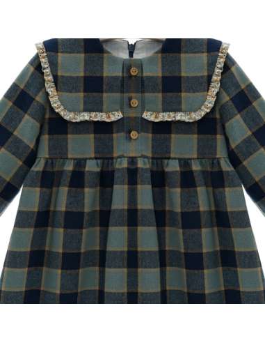255184DS Vestido Infantil Ganchillo MARCA DEL SUR