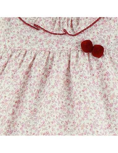 25443 CONJUNTO VESTIDO Y BARGUITAS Marca Baby Ferr