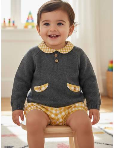 1036DS Conjunto Sudadera Y Pantalon Vichy...