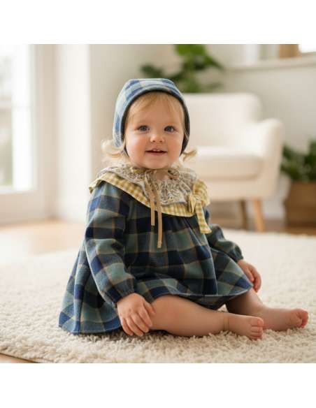 251072DS Baby Jesus Dress with Crochet Hood