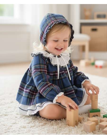 251073DS Baby Jesus Dress with Hood and Ribbons