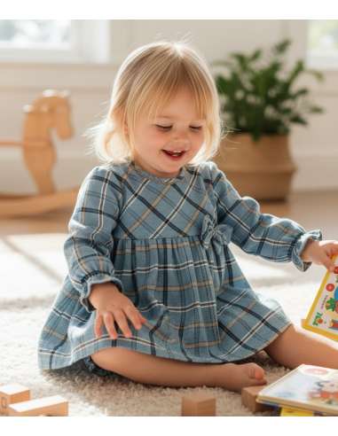 25432 Grey Tartan Jumper and Trousers