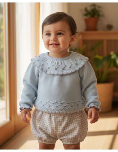 310530 BABY SET BLUE/GREY Visi