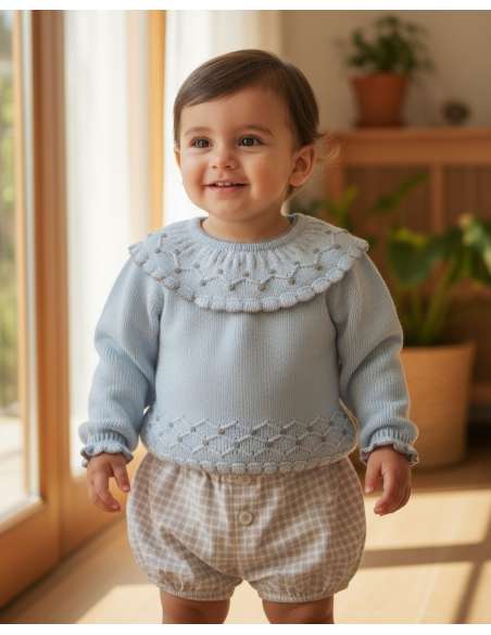 310530 BABY SET BLUE/GREY Visi