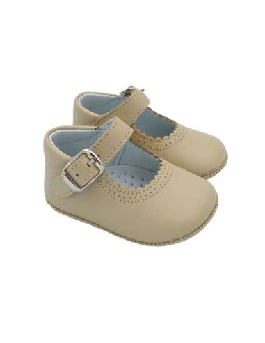 PEUQUE DE BEBÉ EN PIEL 712C CAMEL